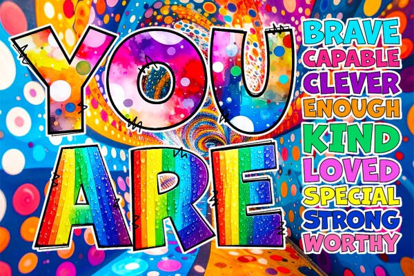 You Are Photo Board 12"x8"