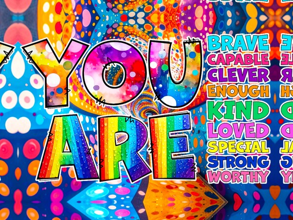 You Are... Canvas 14" x 10"