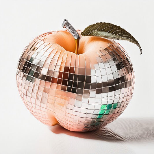 Disco Peach Photo Board 8" x 8"