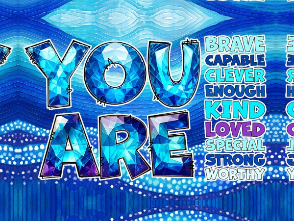 You Are... Canvas 14" x 10"