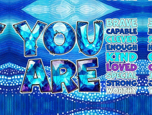 You Are... Canvas 14" x 10"
